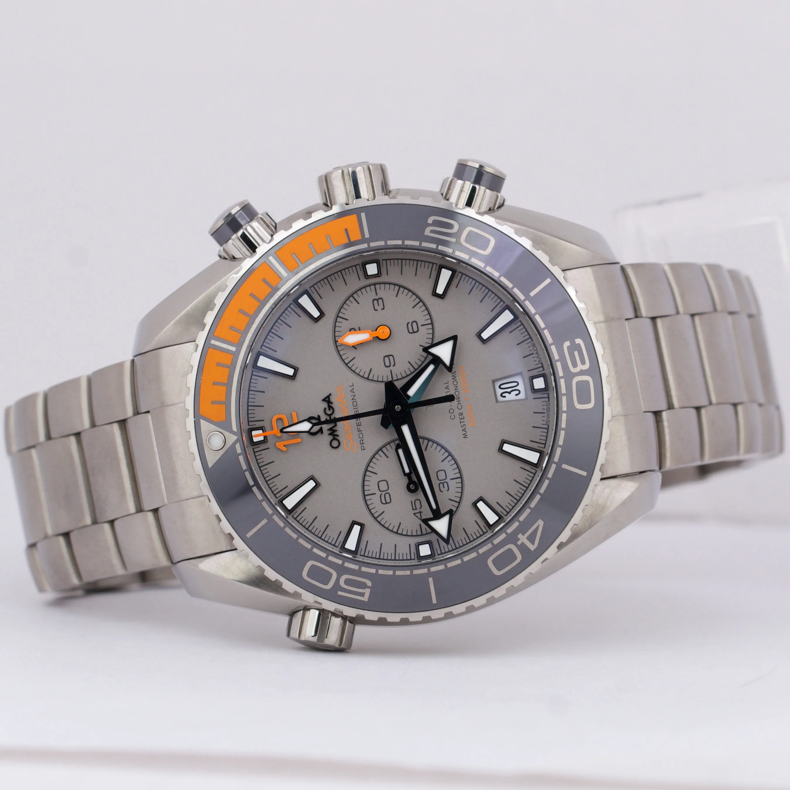 2019 Omega Seamaster Planet Ocean 45.5mm TITANIUM 215.90.46.51.99.001 600M B P