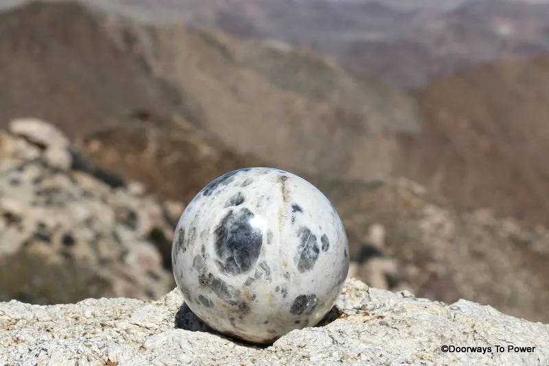 3.4" Rare Moonstone Sphere A     Incredible Markings