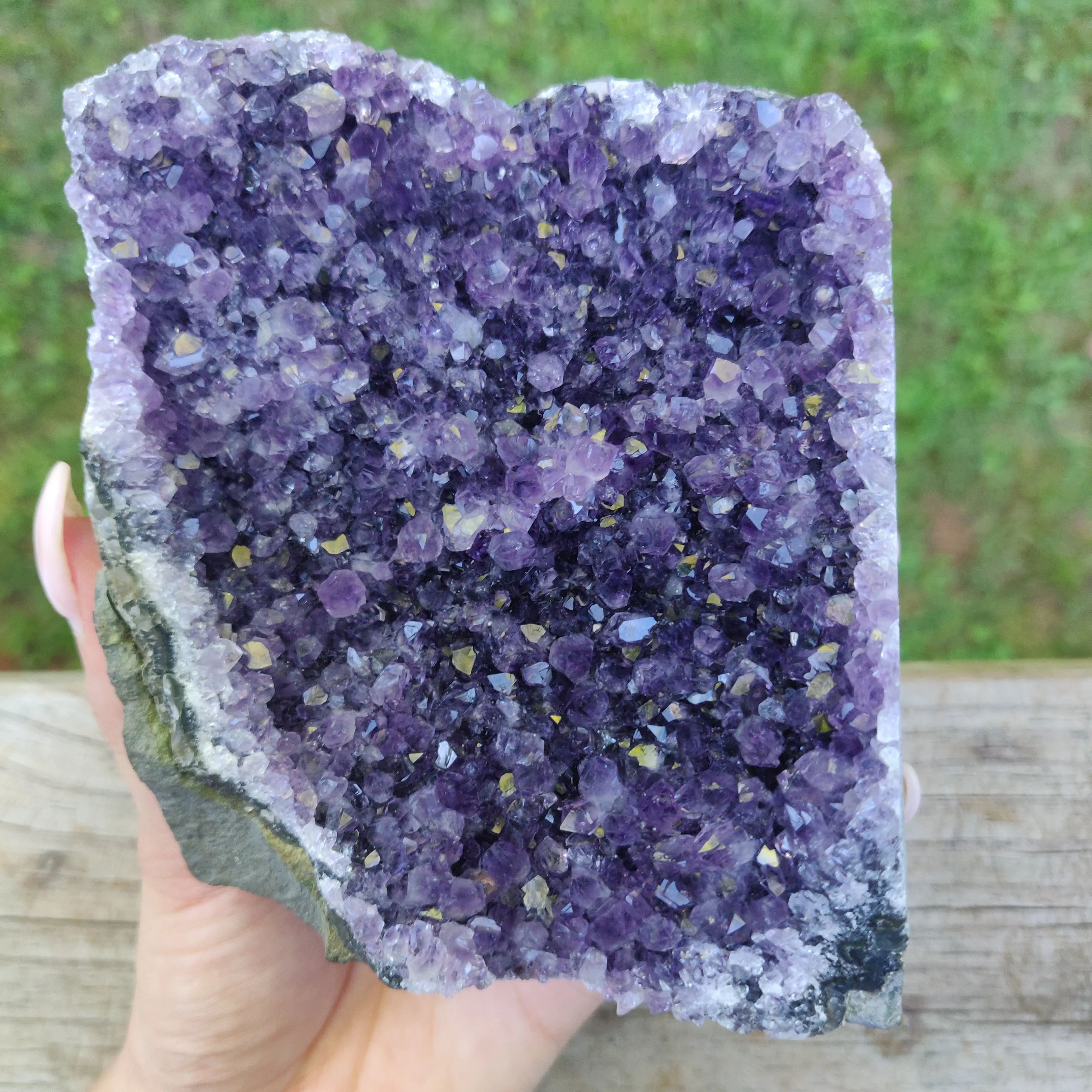 Amethyst Geode Free Form, Cut Base (#33)