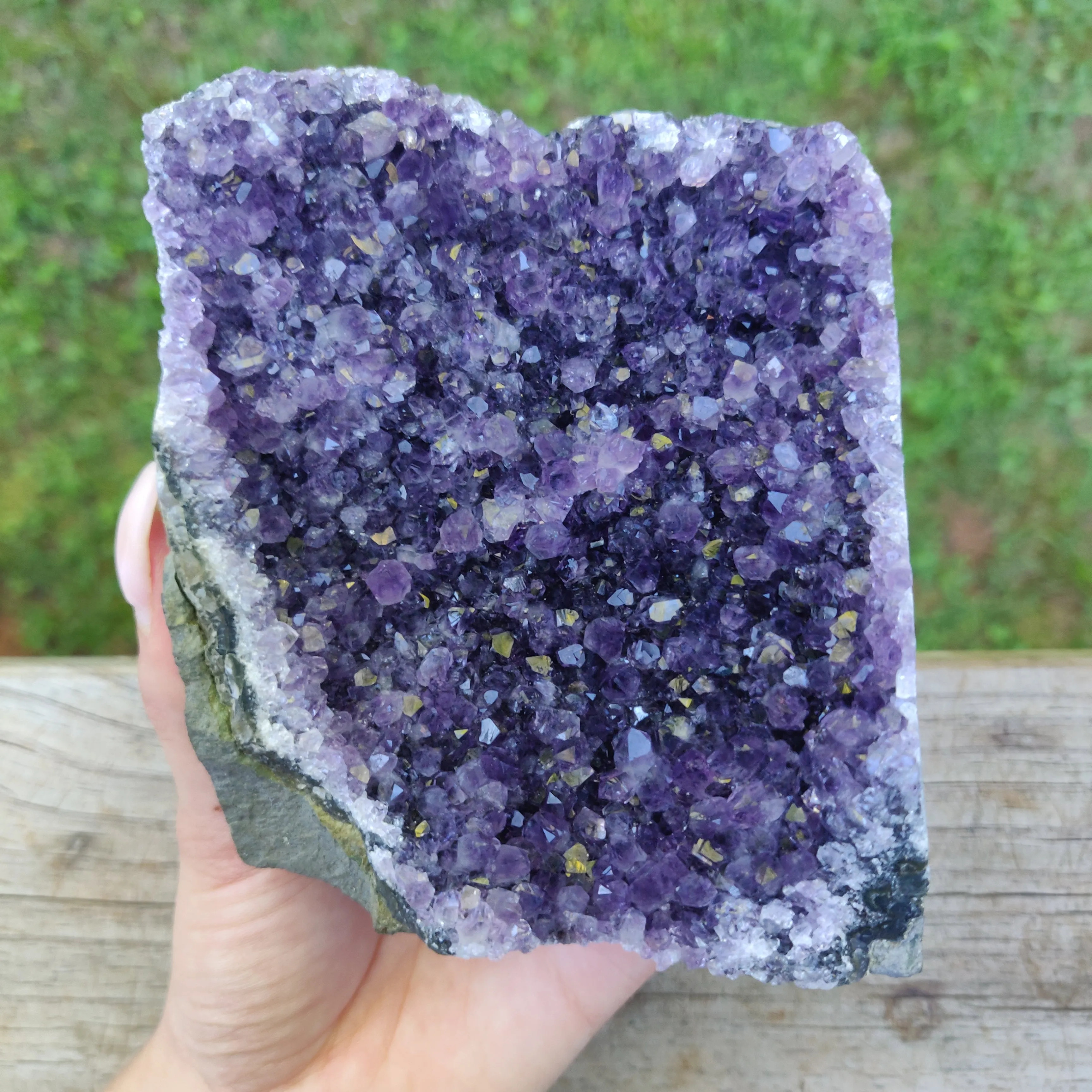 Amethyst Geode Free Form, Cut Base (#33)