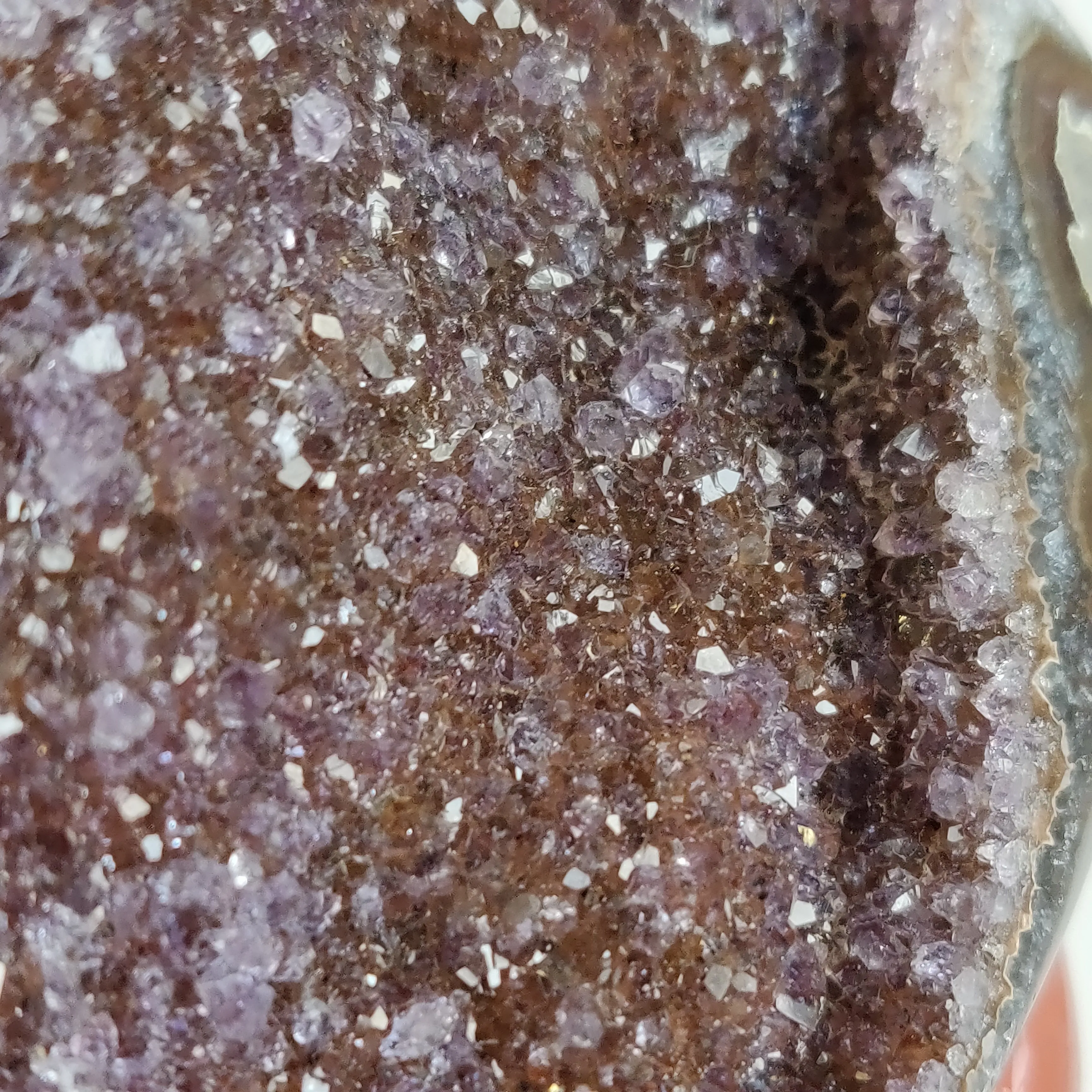 Amethyst Geode Heart (#G5)