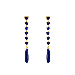 Amor Earrings Lapis