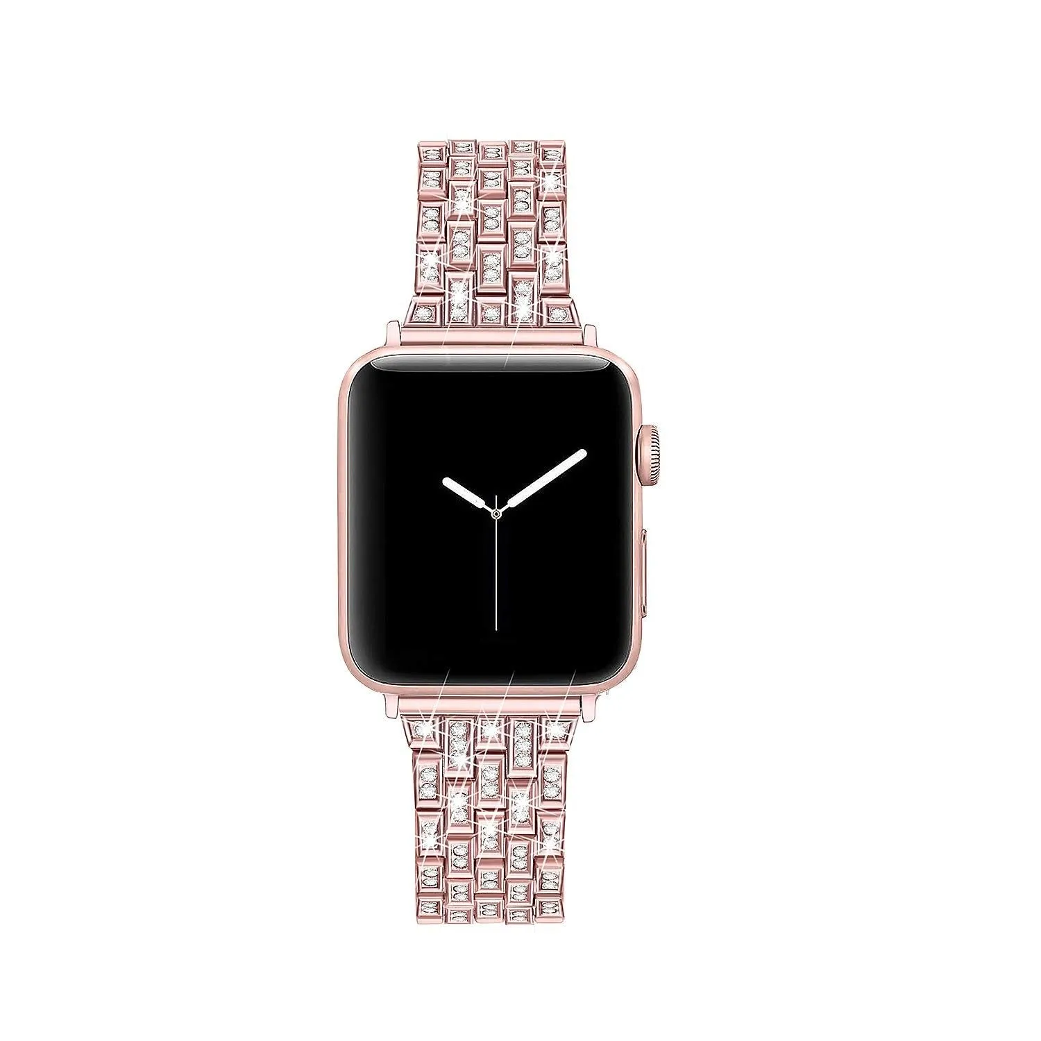 Apple Watch Band Series 7 6 5 4 Women's Diamond Steel Bracelet