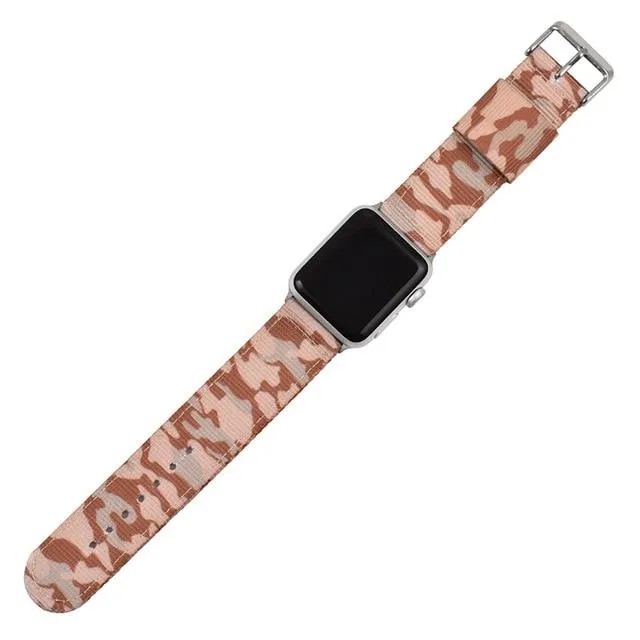 Army Camouflage Strap Nylon Sport loop Bracelet Series