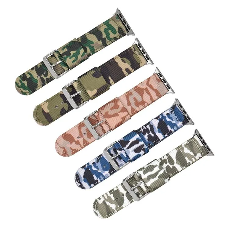 Army Camouflage Strap Nylon Sport loop Bracelet Series