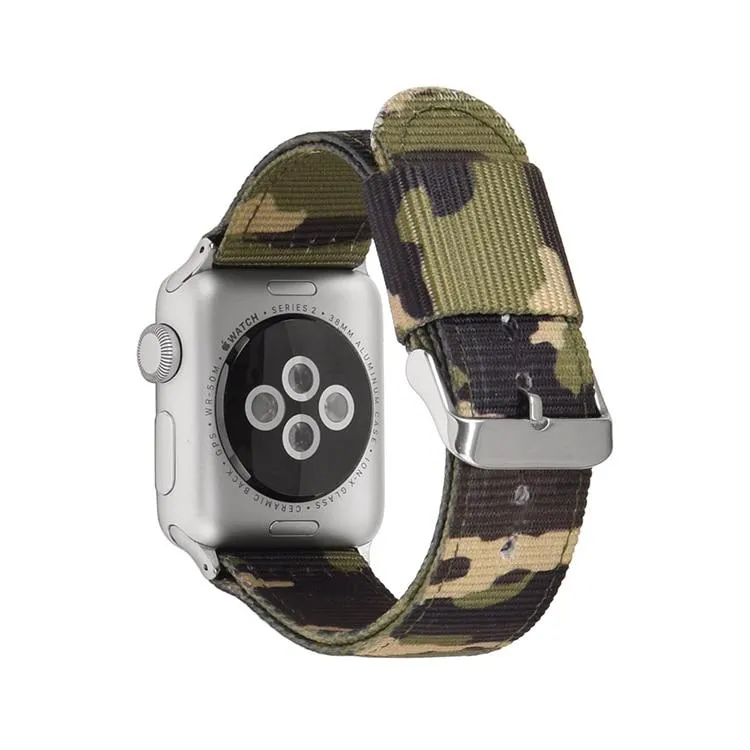 Army Camouflage Strap Nylon Sport loop Bracelet Series