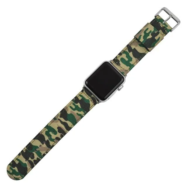 Army Camouflage Strap Nylon Sport loop Bracelet Series