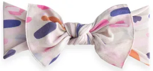 Baby Bling Paintbrush Printed Knot Headband