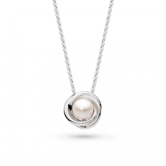 Bevel Trilogy Pearl Necklace 9161FP