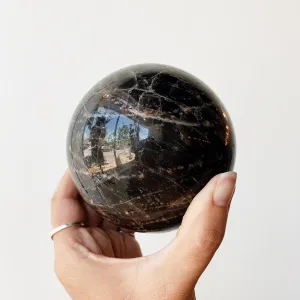 Black Moonstone Sphere