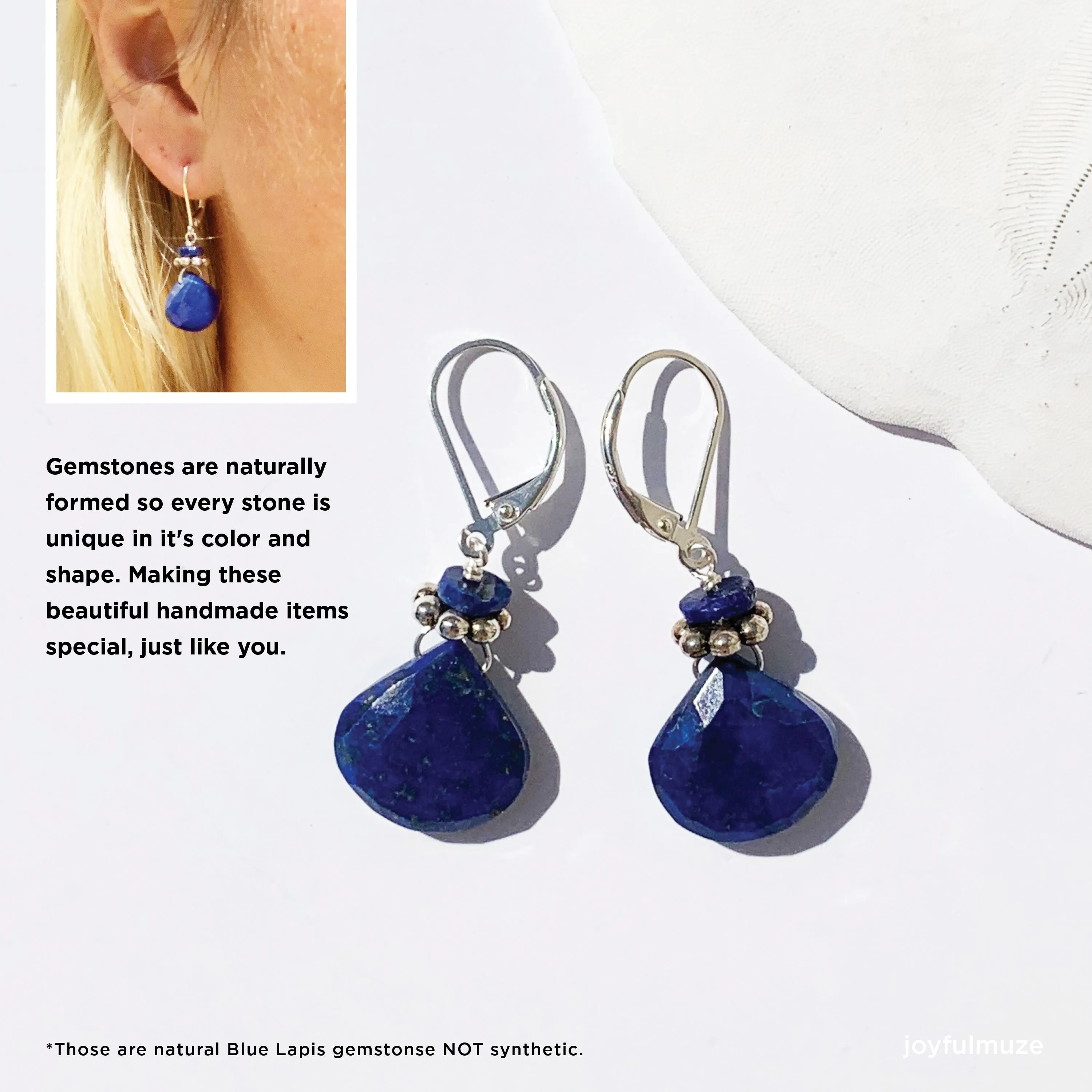 Blue Earrings Lapis Lazuli