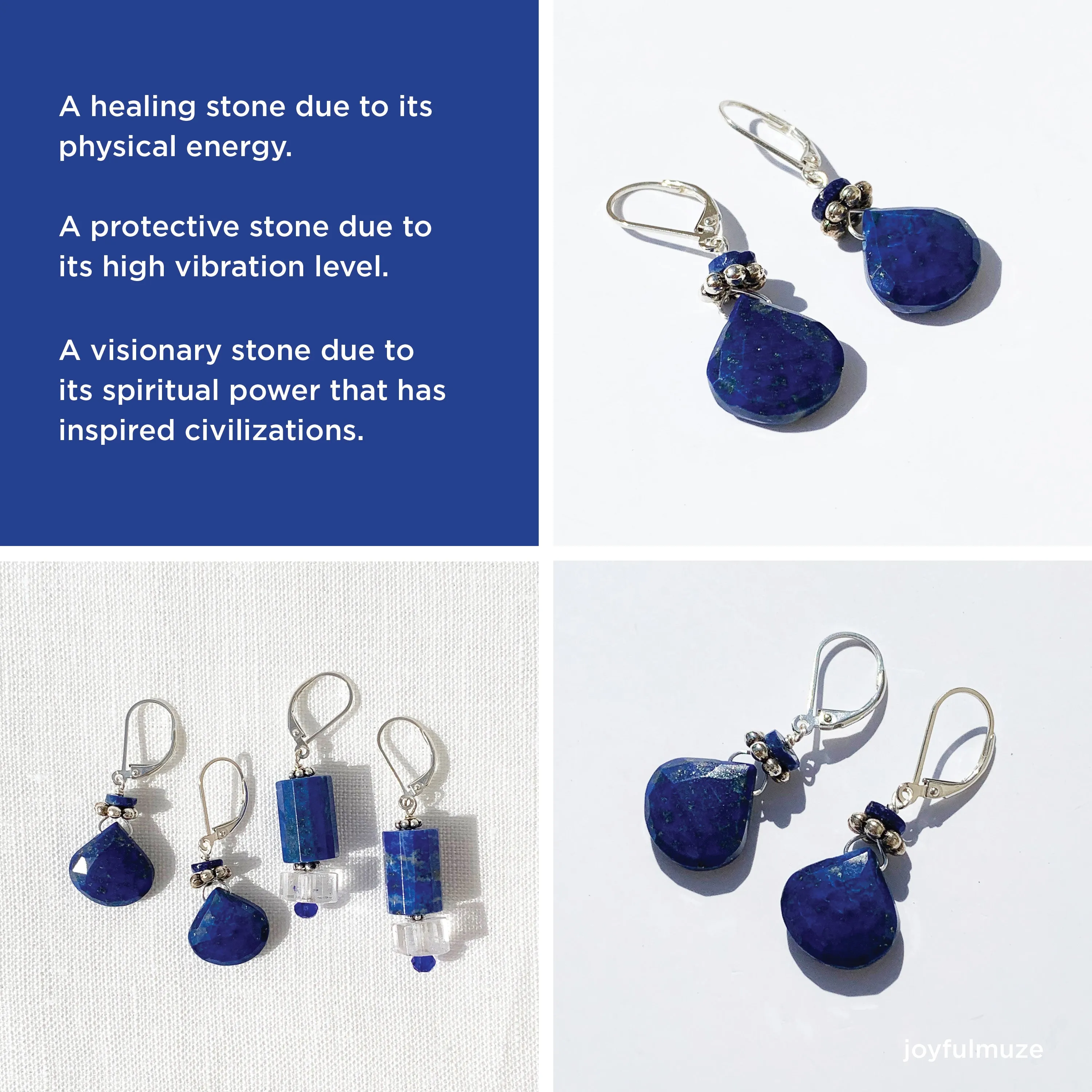 Blue Earrings Lapis Lazuli