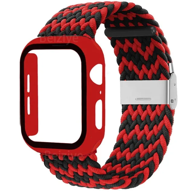 Braided Solo Loop   Case Series 6 5 4 Elastic Bracelet Watchband