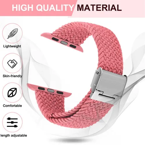 Braided Solo Loop Strap Series 7 6 5 4 Adjustable Elastics Bracelet