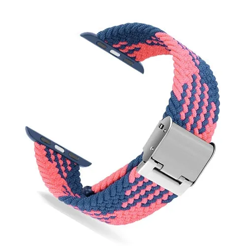 Braided Solo Loop Strap Series 7 6 5 4 Adjustable Elastics Bracelet