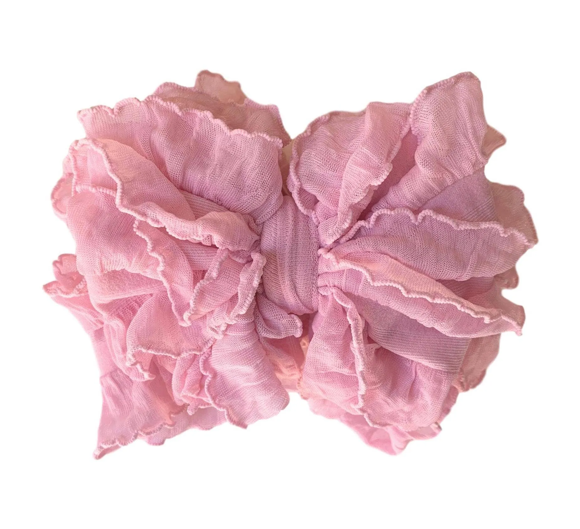 Bubblegum Frilly Ruffled Headband