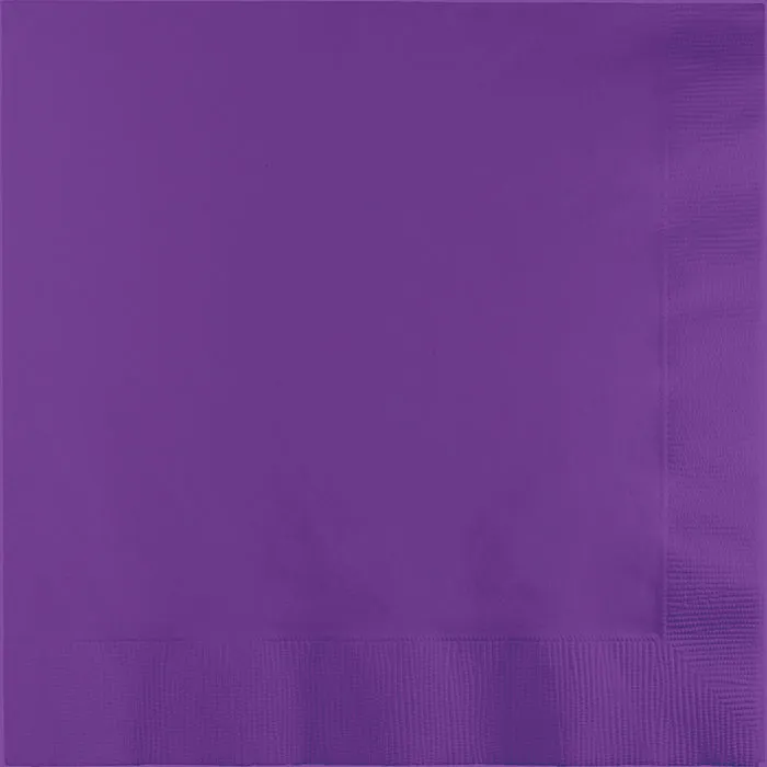 Bulk Amethyst Purple Dinner Napkins 3 Ply (250 per Case)