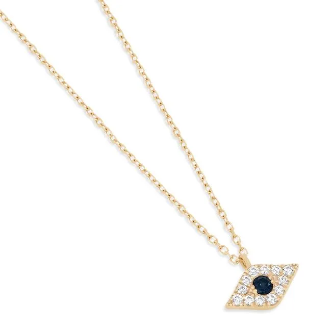 By Charlotte 14k Gold Evil Eye Necklace