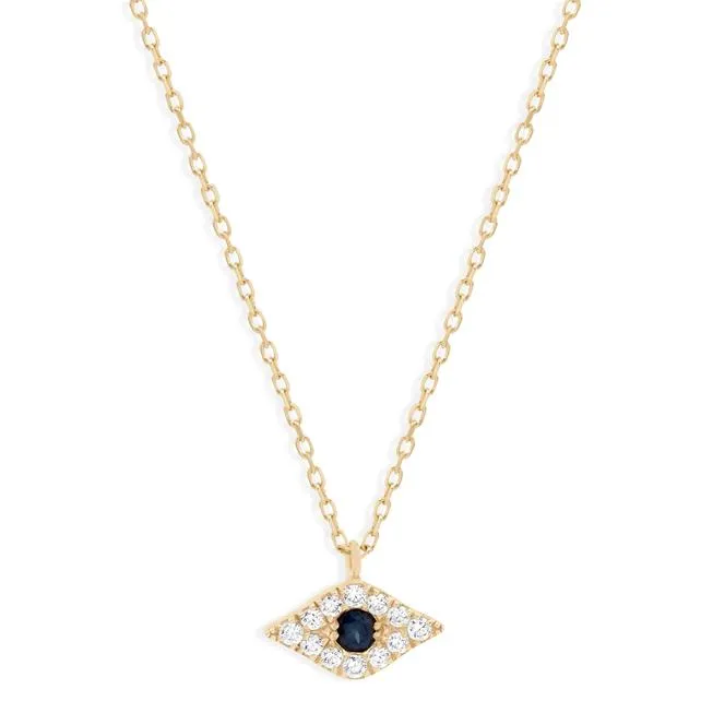 By Charlotte 14k Gold Evil Eye Necklace