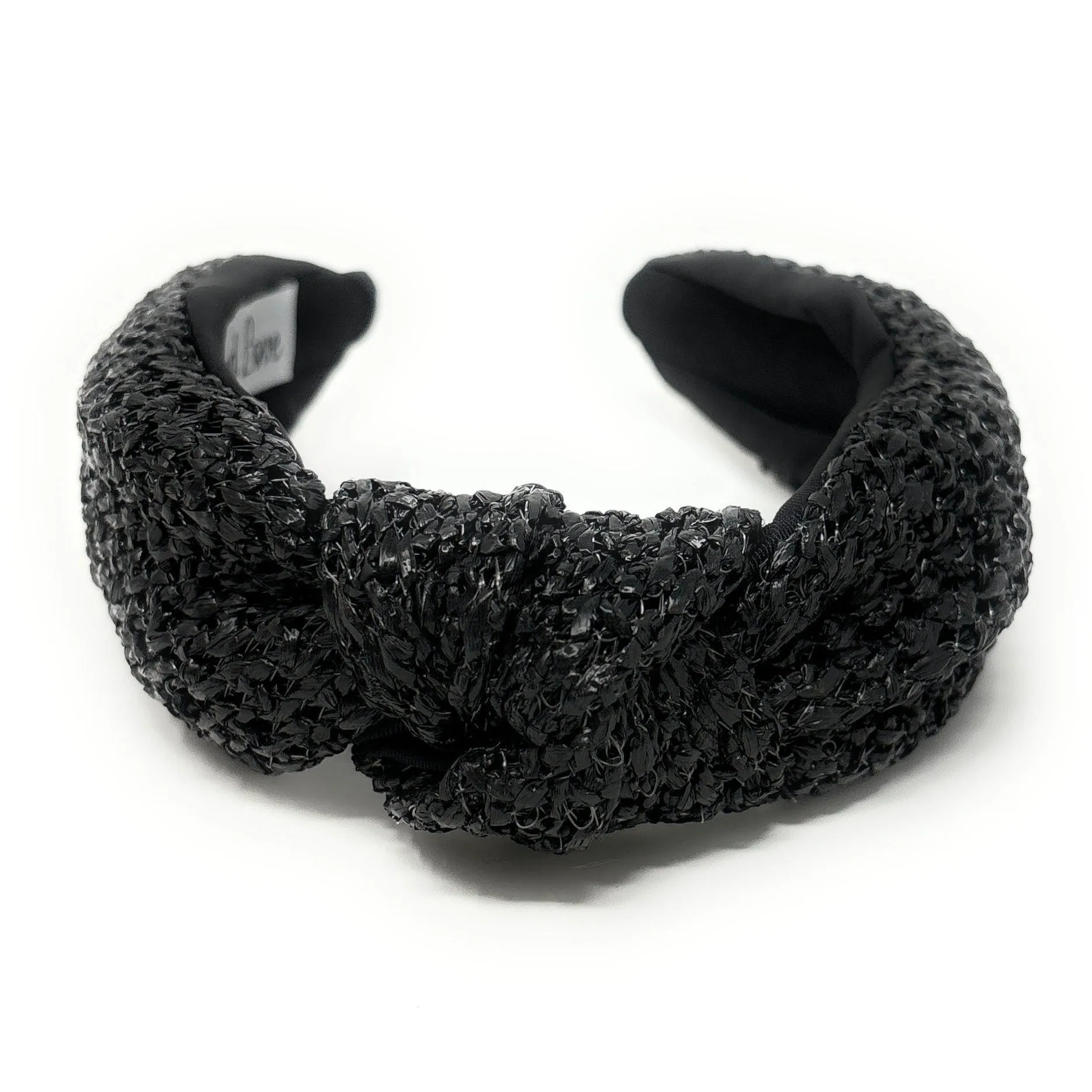 Cassia Raffia Woven Top Knot Headband