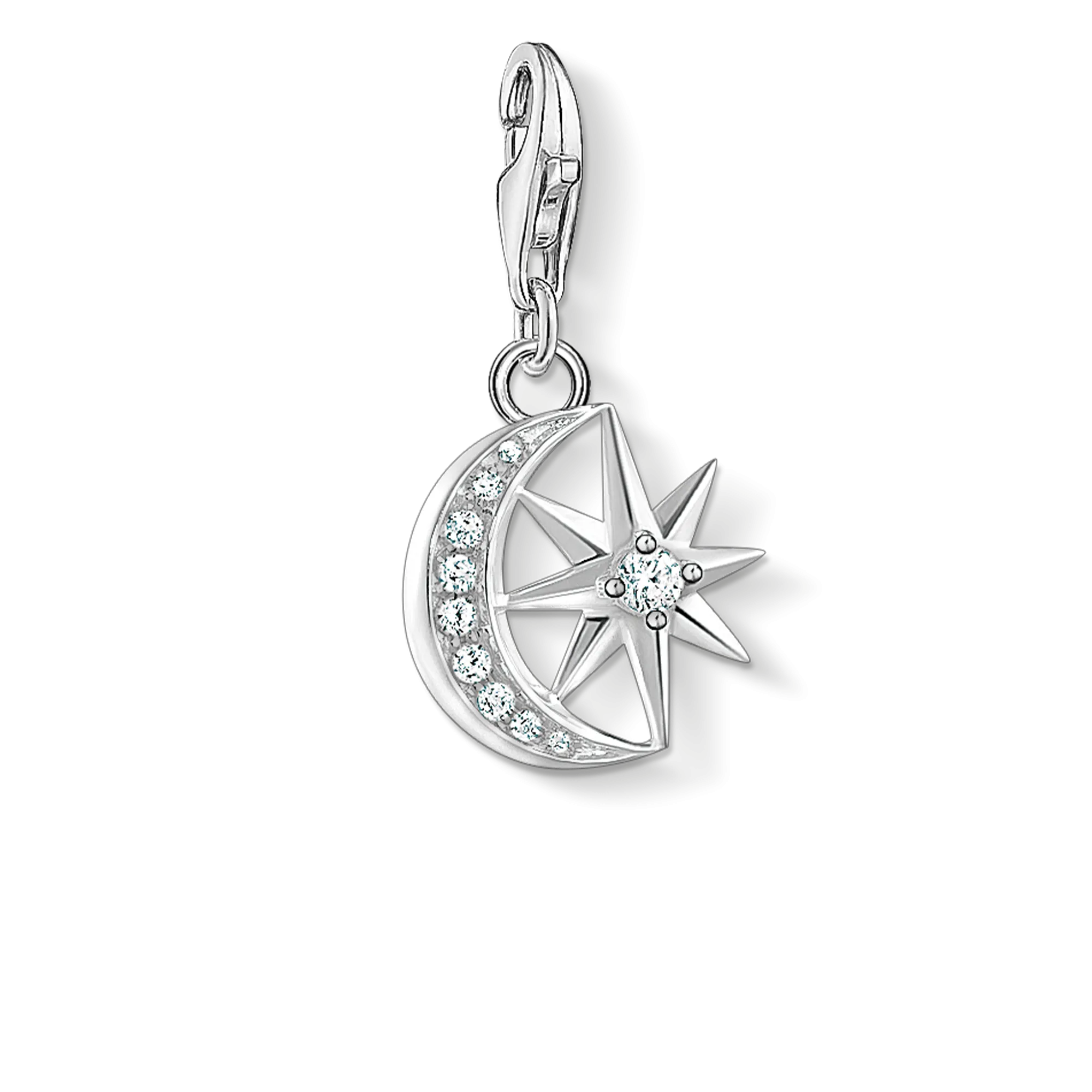 Charm Pendant Star & Moon