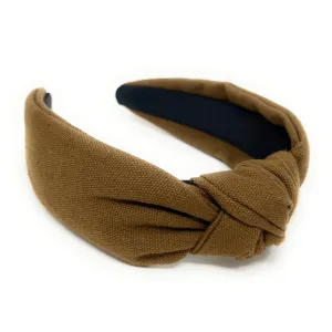 Coffee Knotted Headband