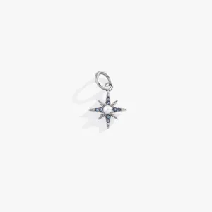 Crystal & Pearl North Star Interchangeable Charm