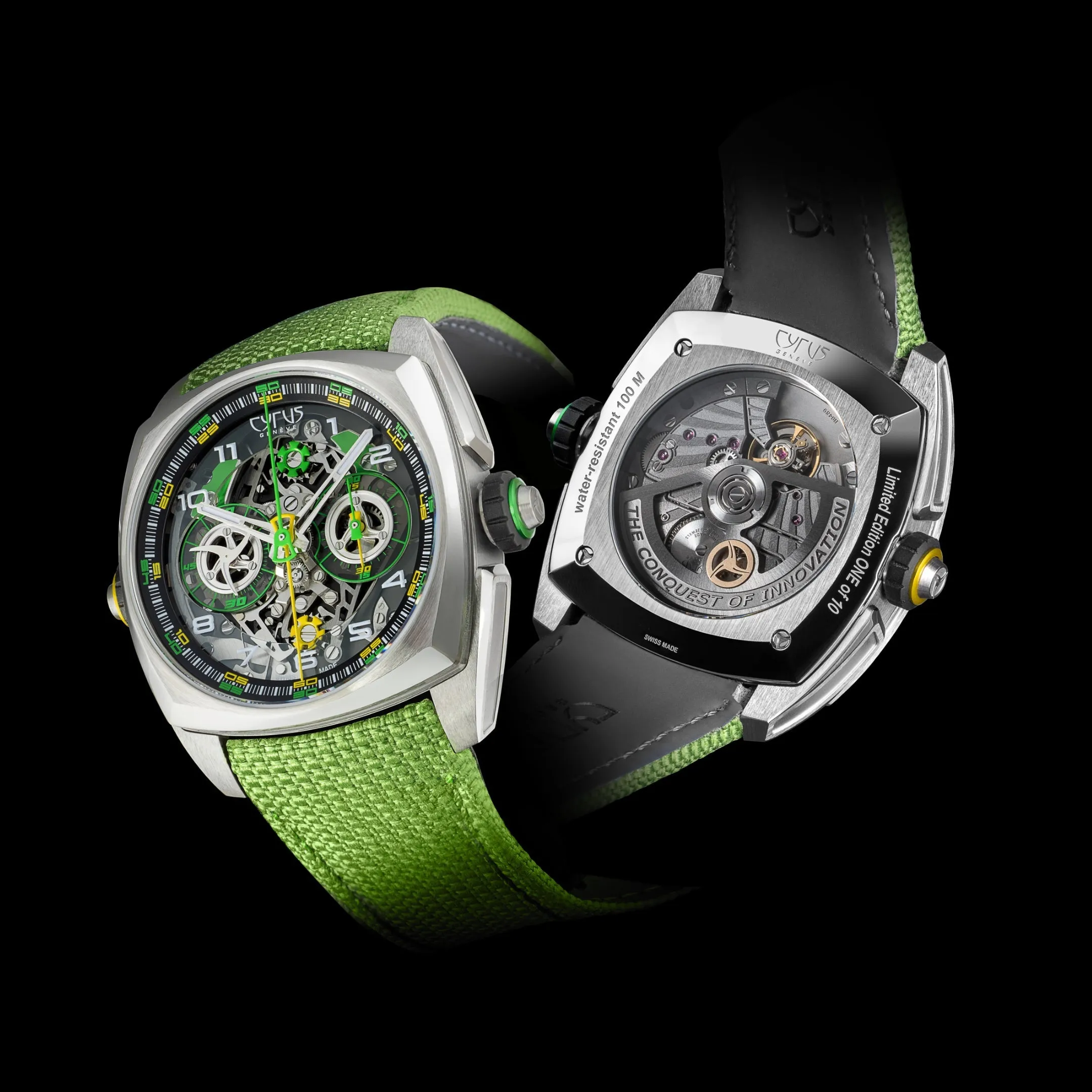 CYR Watch Klepcys DIC Lime Titanium Limited Edition