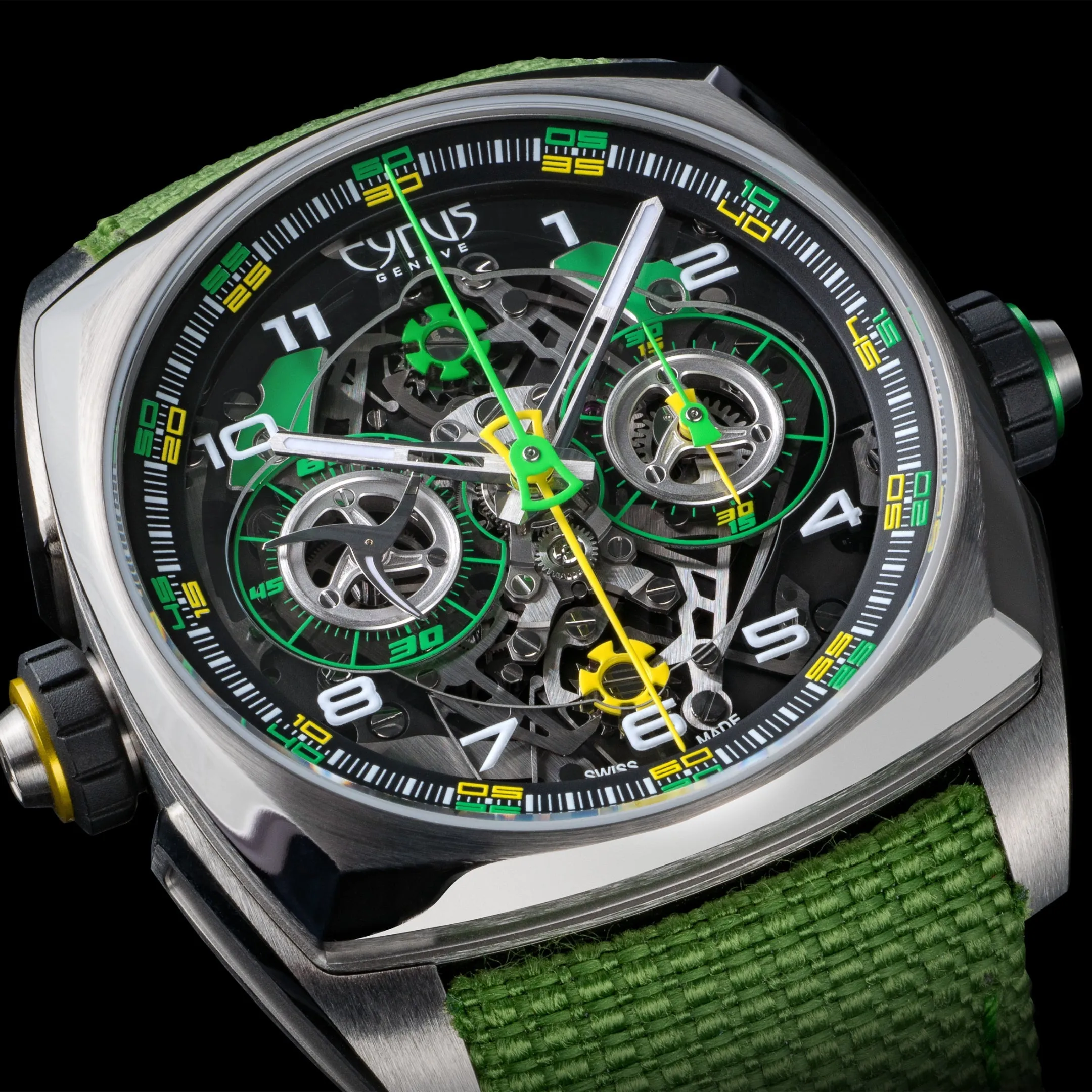 CYR Watch Klepcys DIC Lime Titanium Limited Edition