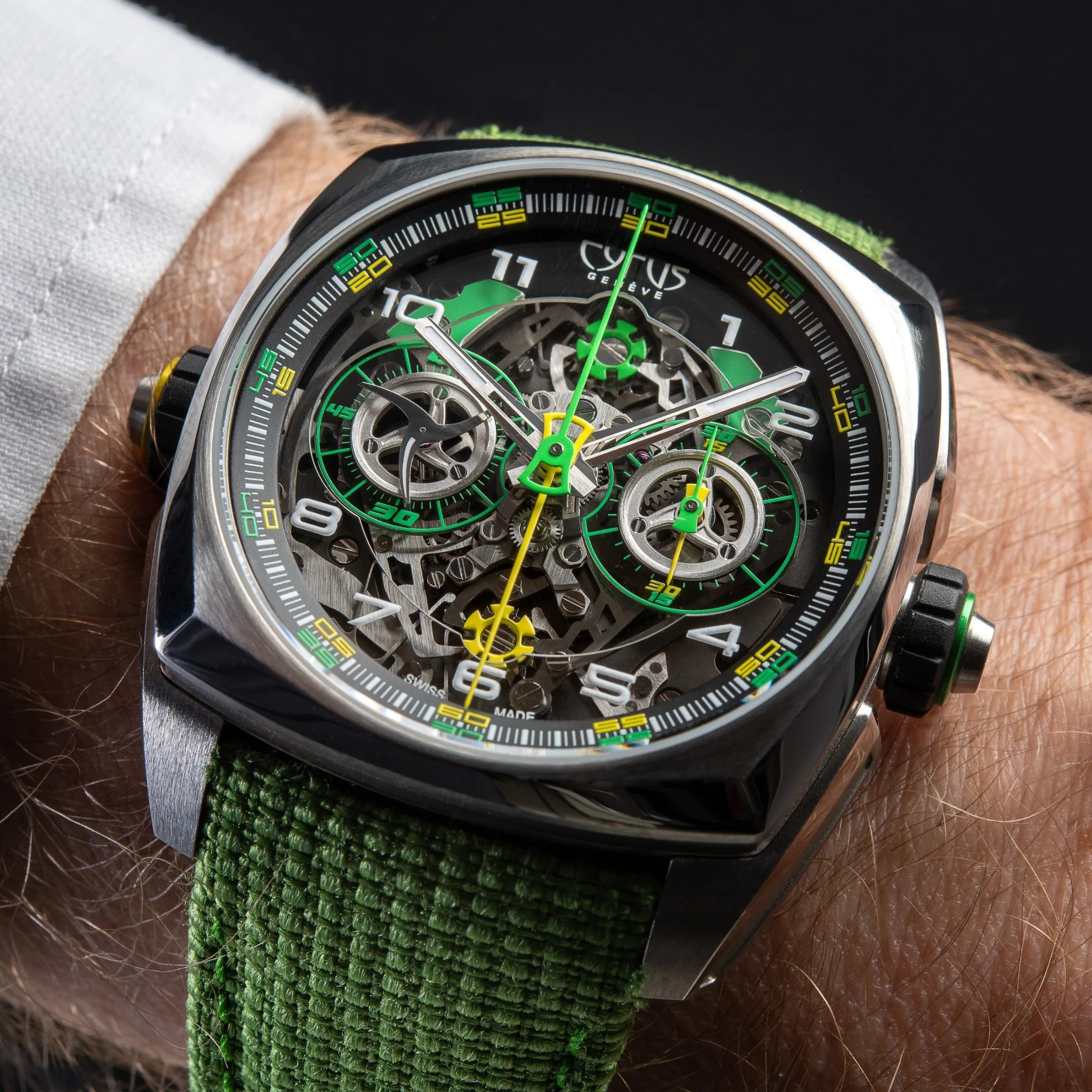 CYR Watch Klepcys DIC Lime Titanium Limited Edition