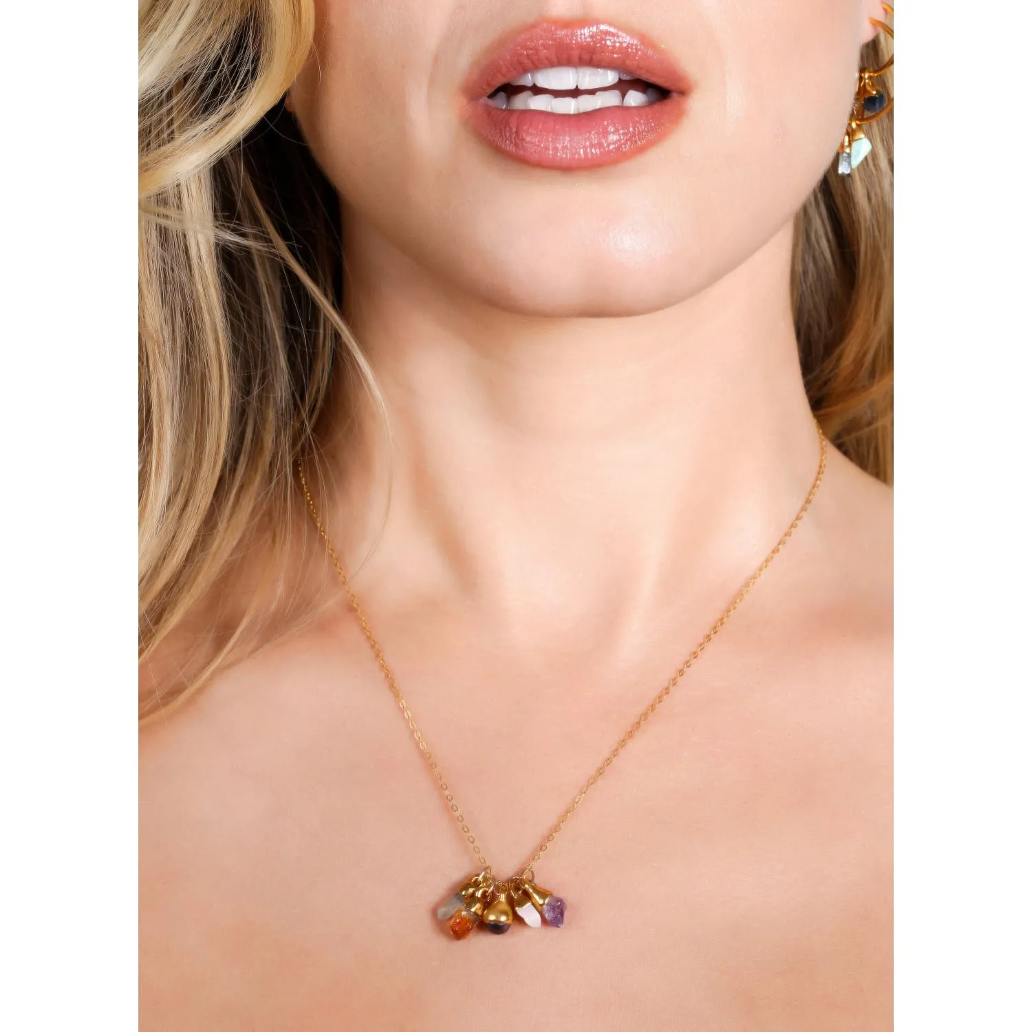 Dainty Raw Citrine Necklace