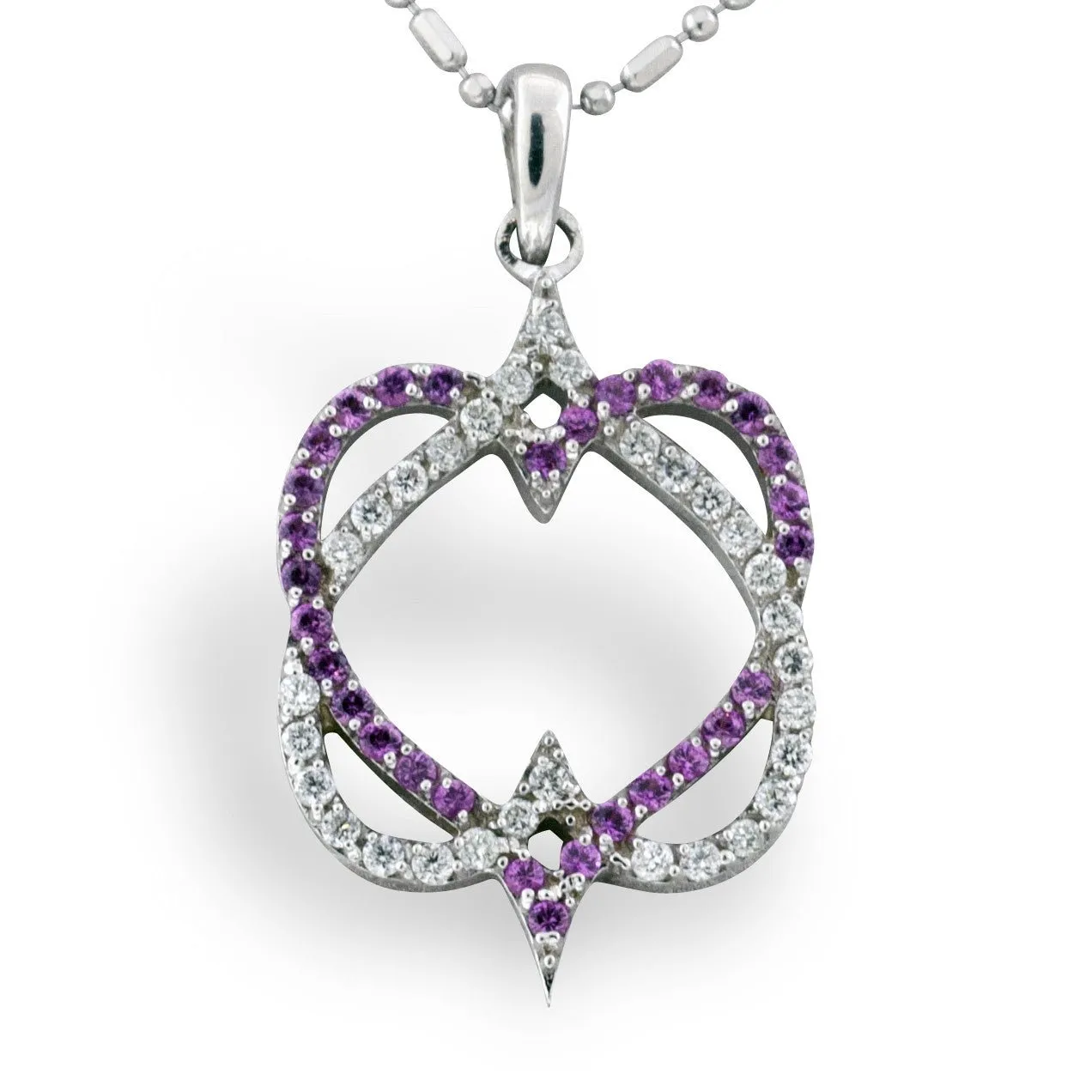 Diamond Eternity Heart Pendant