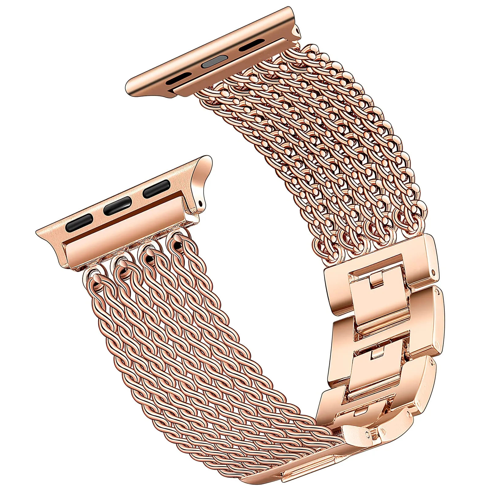 Dress Bracelet for Apple Watch Band Series 8 High Quality Metal Strap