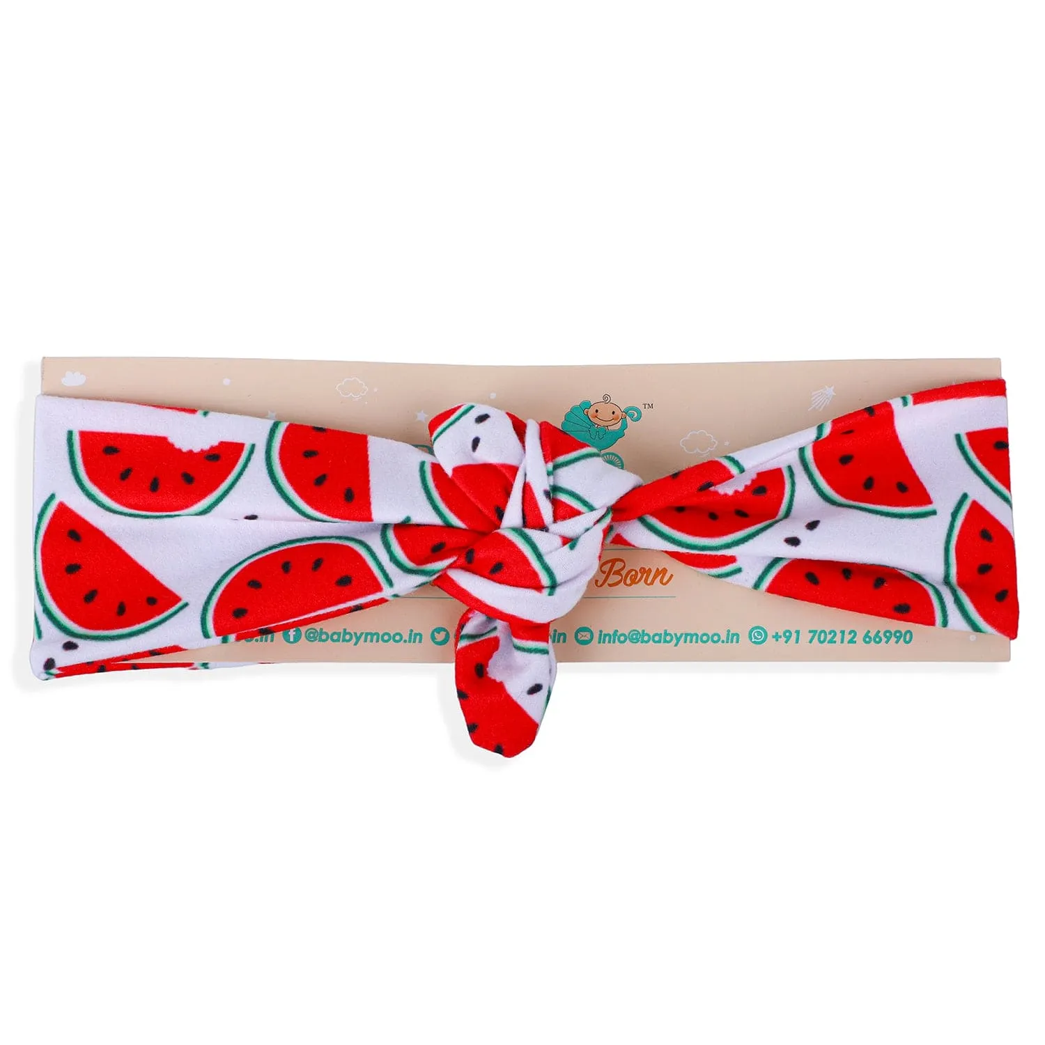 Fruitilicious Bow Knot Headband - Red