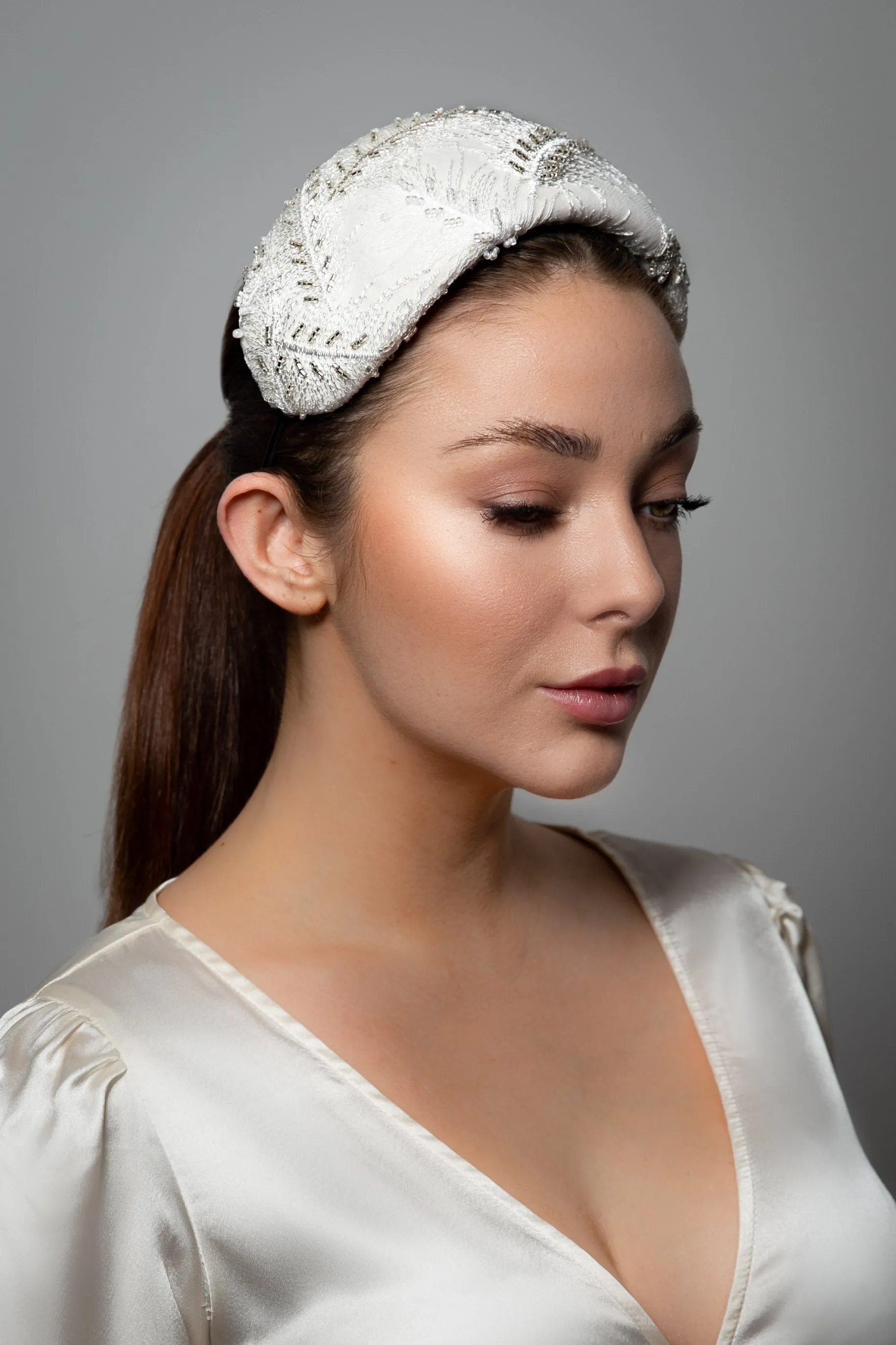 Headband with Feather Lace - Fi