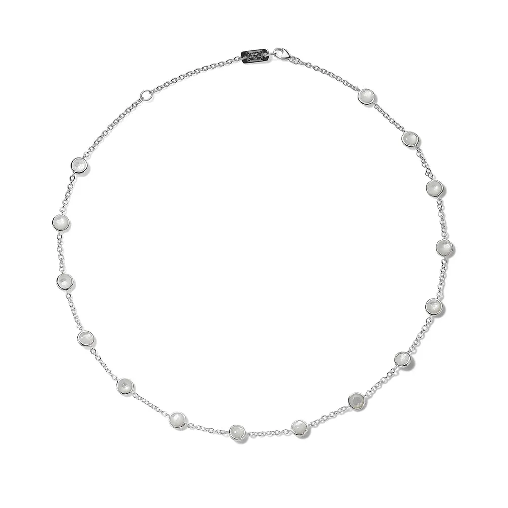 Ippolita Sterling Silver Lollipop Stone Station Necklace in Mother-of-Pearl, 16-18 inch