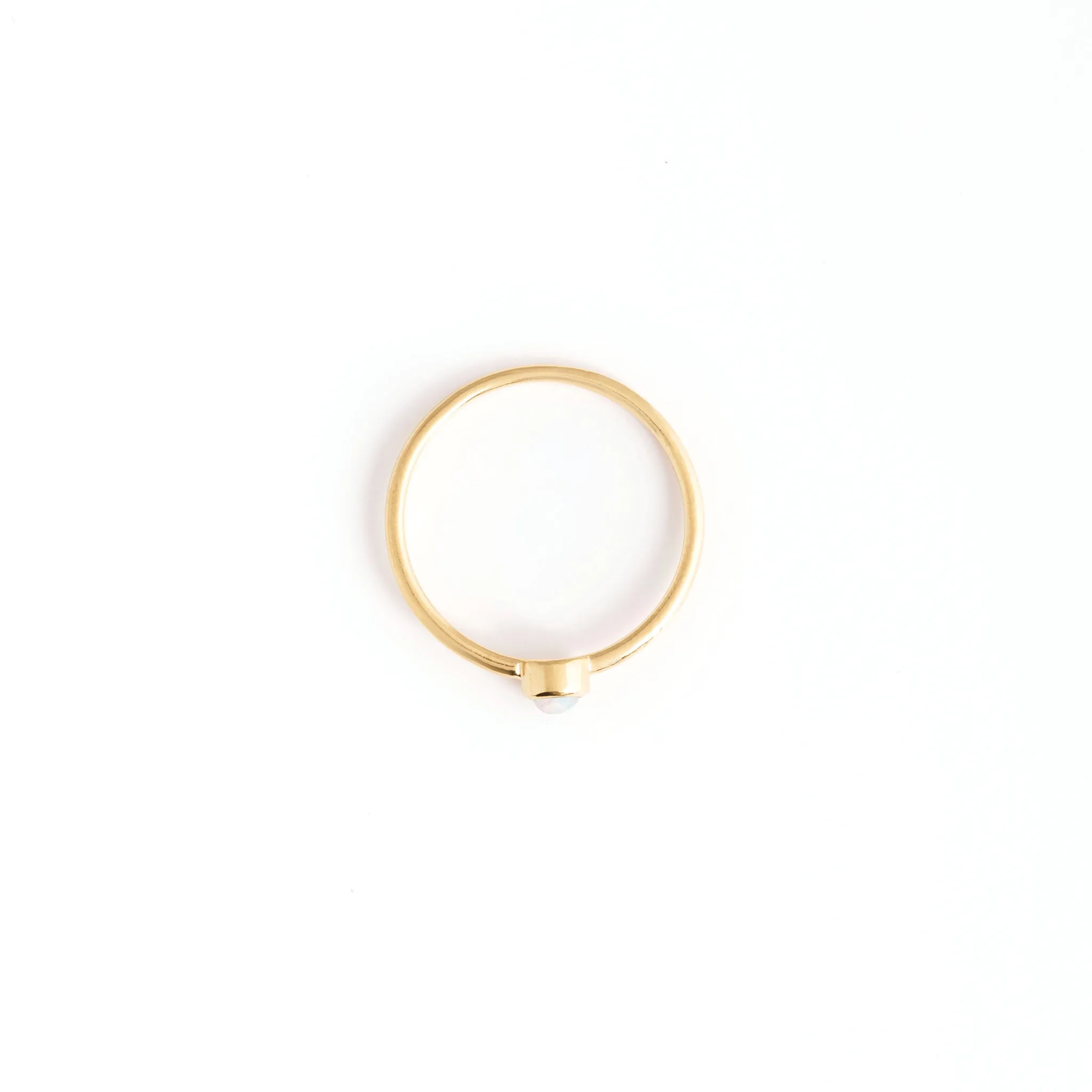 June Moonstone Mano Birthstone Ring