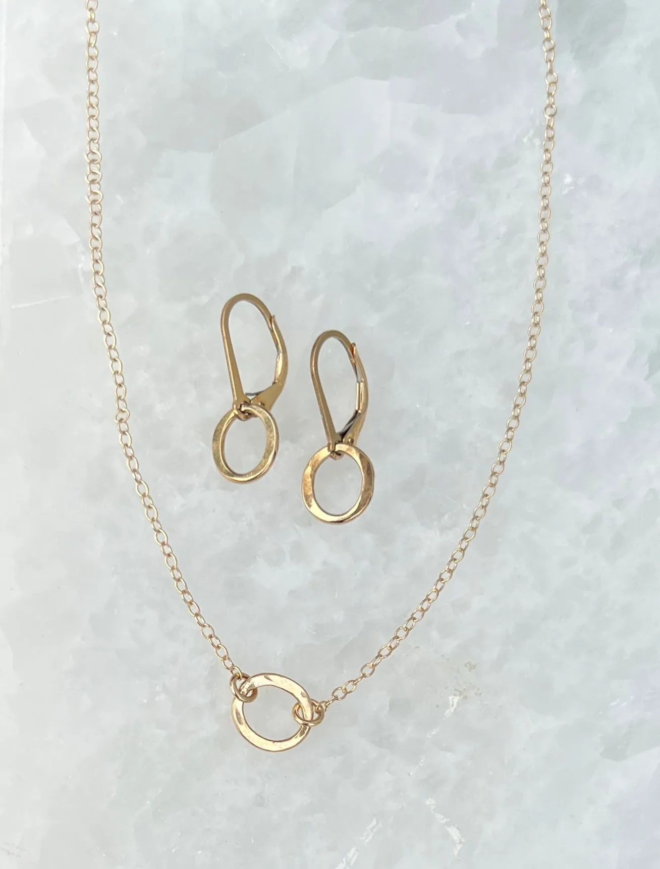 Kai Petite Mini Necklace All Gold Filed