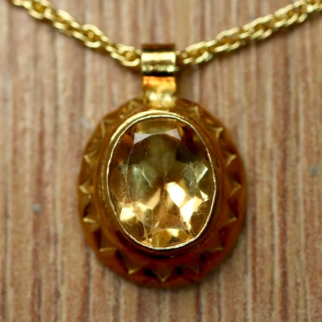 Lady Jane Citrine Necklace