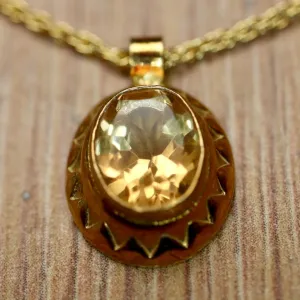 Lady Jane Citrine Necklace