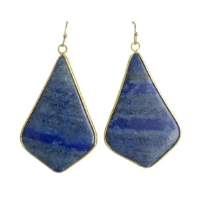 Lapis Lazuli Bell Shaped Earrings