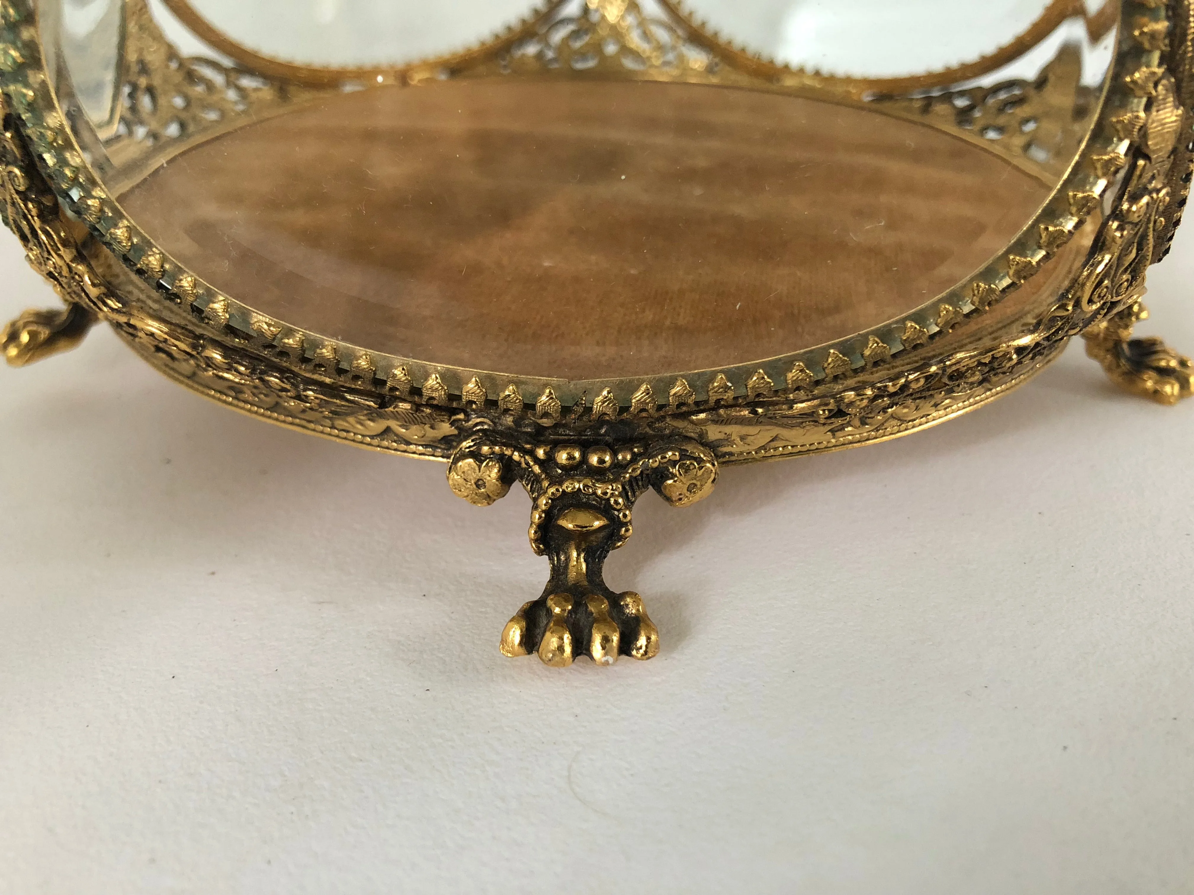 Lion Feet Victorian Jewelry Box