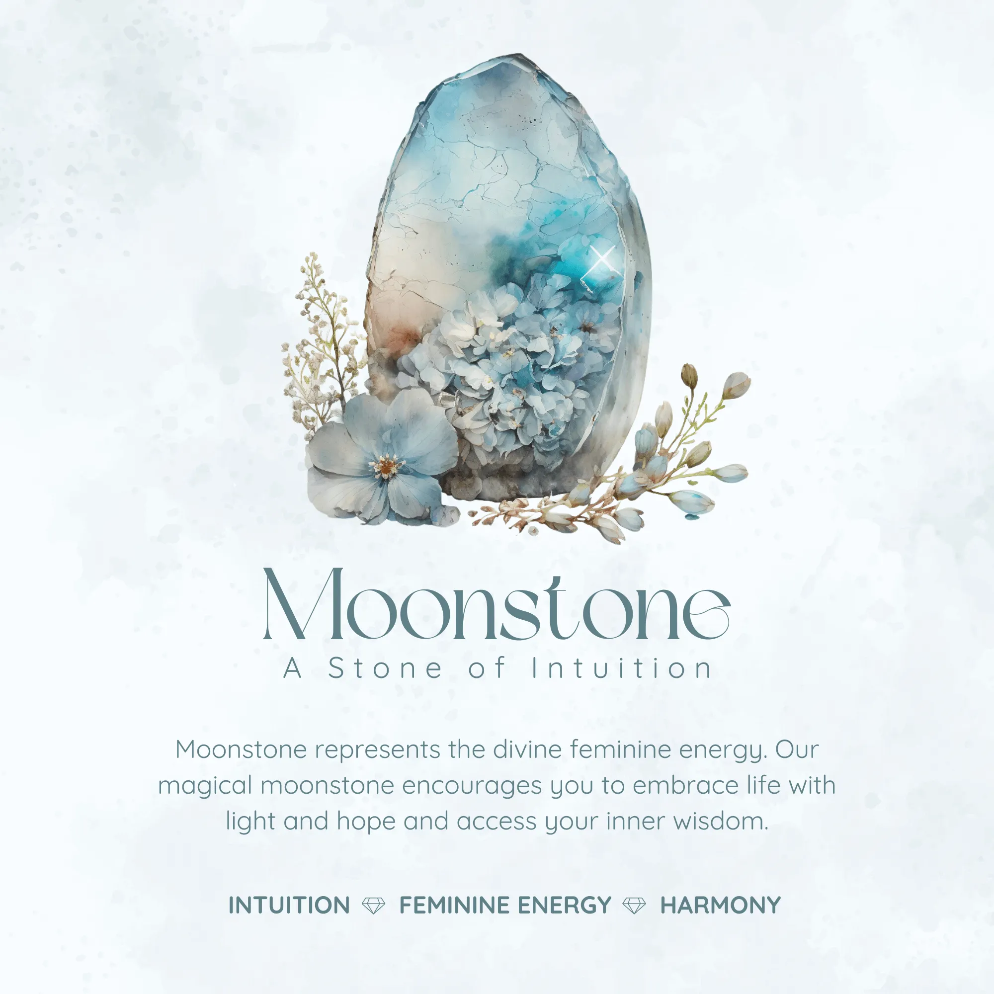 Lotus Moonstone Ring©