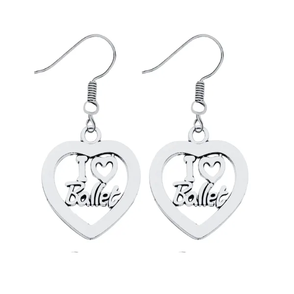 Love Ballet Dangle Earrings