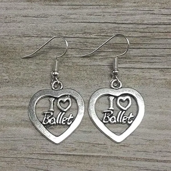 Love Ballet Dangle Earrings