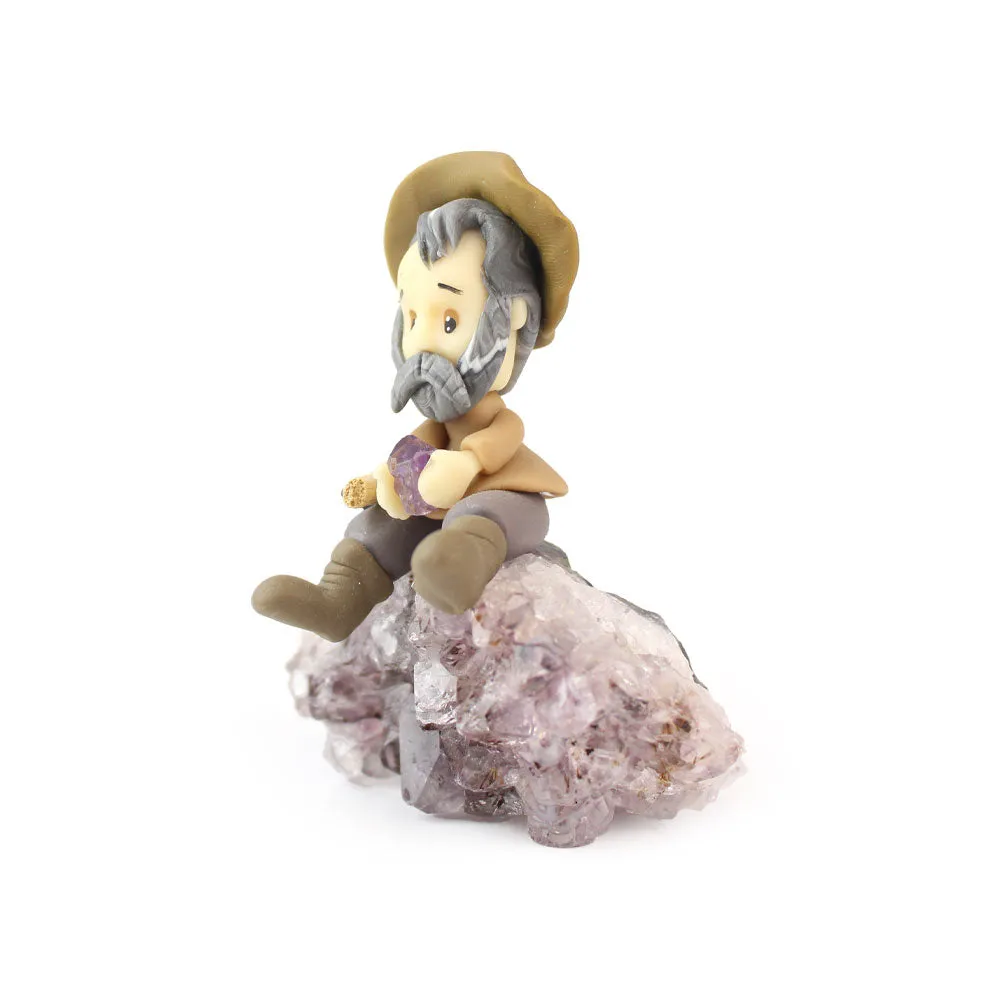 Miner on Amethyst