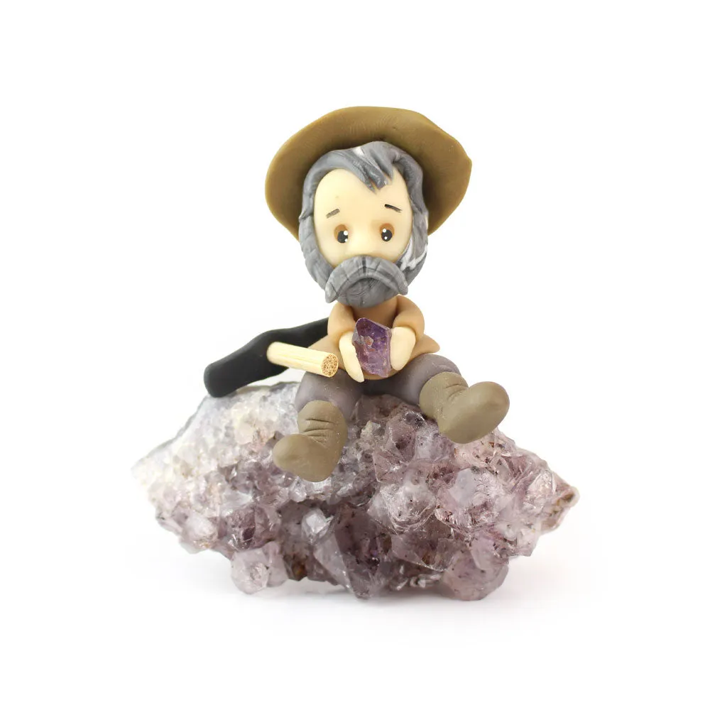 Miner on Amethyst