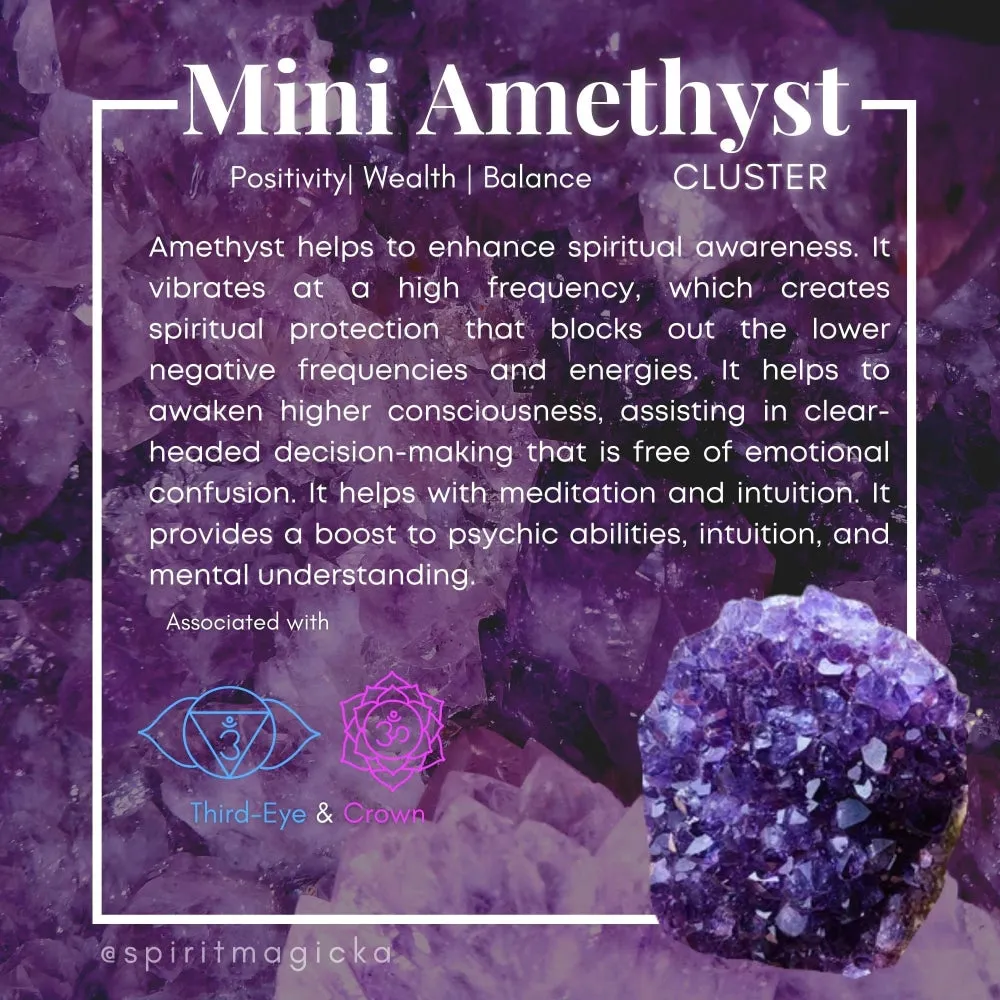 Mini Amethyst Cluster