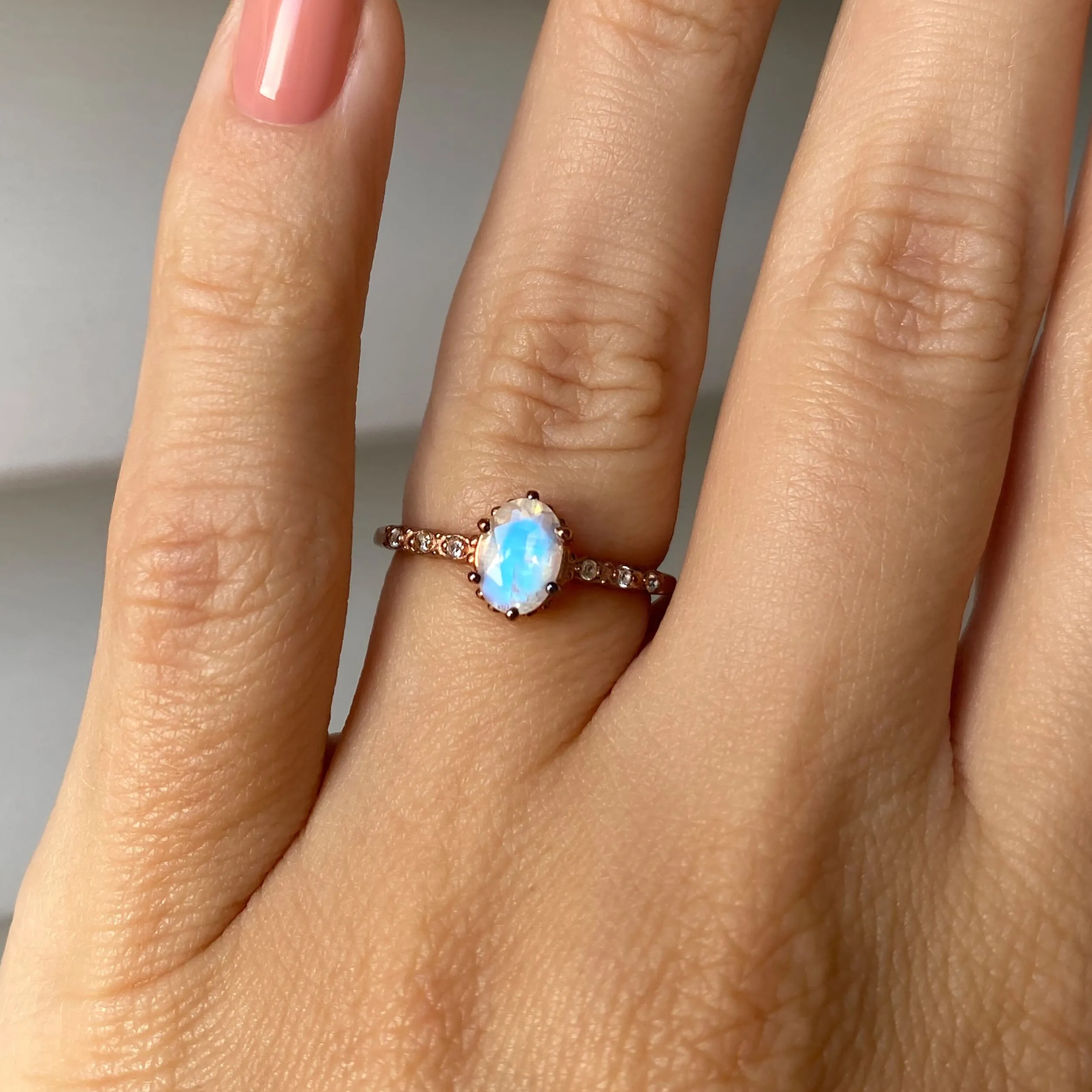 Moonstone Ring - Above Clouds