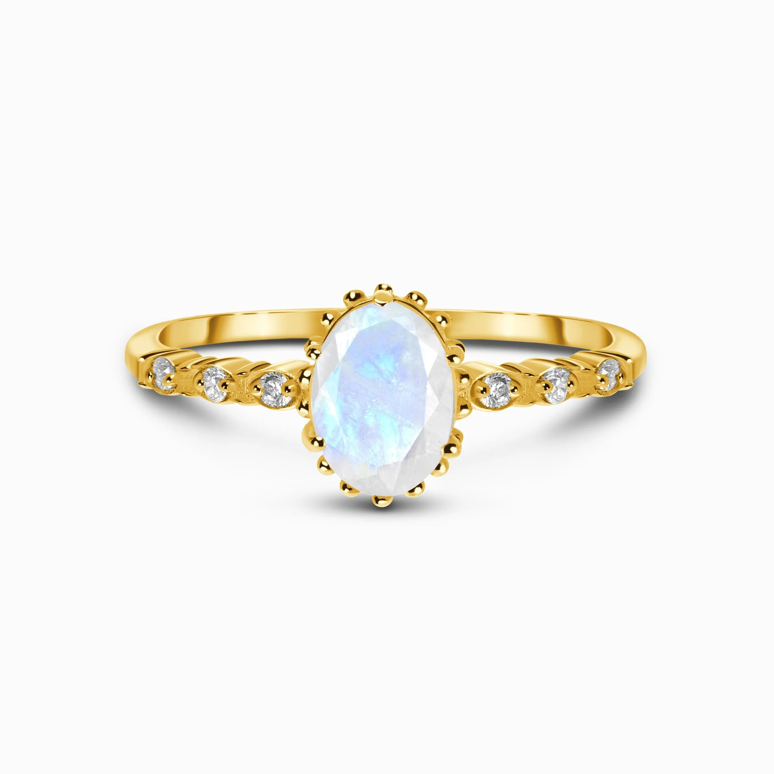 Moonstone Ring - Above Clouds